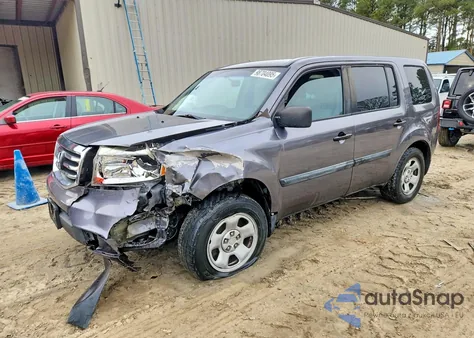 2015 Honda Pilot Lx z USA, uszkodzony, nr VIN 5FNYF3H20FB021630